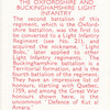 The Oxfordshire and Buckinghamshire Light Infantry.