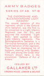 The Oxfordshire and Buckinghamshire Light Infantry.