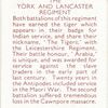The York and Lancaster Regiment.