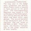 The Sherwood Foresters.