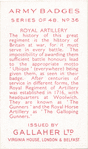 Royal Artillery.