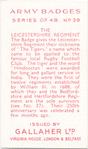 The Leicestershire Regiment.