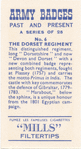 The Dorset Regiment.