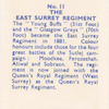 The East Surrey Regiment.