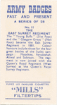 The East Surrey Regiment.
