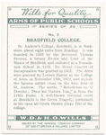 Bradfield College.