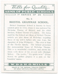 Bristol Grammar School.