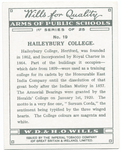 Haileybury College.