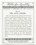 The Ley's School.