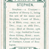 Stephen.