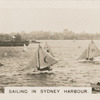 Sailing in Sydney Harbour.