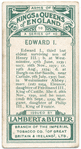 Edward I.