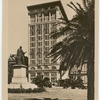 Prince Consort's statue and Astor House, Macquarie Street, Sydney.