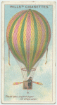 First balloon flight in England.