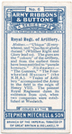 Royal Regt. of Artillery.