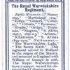 The Royal Warwickshire Regiment.