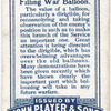 Filling War Balloon.