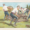 Unpacking Waggons.