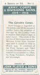 The Cavalry Corps.