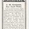 J. M. Gregory, New South Wales.