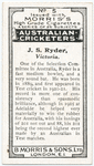 J. S. Ryder, Victoria.