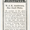 T. J. E. Andrews, New South Wales.