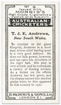 T. J. E. Andrews, New South Wales.