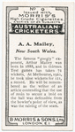 A. A. Mailey, New South Wales.