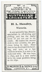 H. L. Hendry, Victoria.