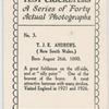 T. J. E. Andrews, New South Wales.