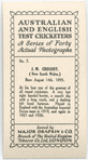 J. M. Gregory, New South Wales.