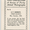 C. V. Grimmett, South Australia.