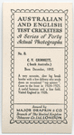 C. V. Grimmett, South Australia.