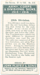 25th Division.