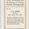 D. R. Jardine, Surrey.
