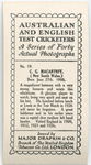 C. G. Macartney,  New South Wales.