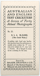 R. L. A. McNamee, New South Wales.