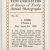 J. Ryder, Victoria.
