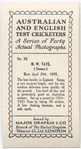 M. W. Tate, Sussex.