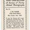 J. M. Taylor, New South Wales.