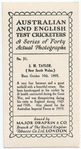 J. M. Taylor, New South Wales.