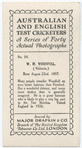 W. M. Woodfull, Victoria.