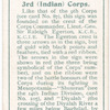 3rd (Indian) Corps.