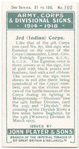 3rd (Indian) Corps.
