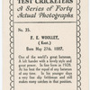 F. E. Woolley, Kent.