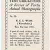 R.  E. S. Wyatt, Warwickshire.