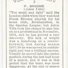 Frank Broome, Aston Villa.
