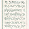 The Australian Corps.