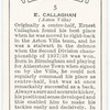 Ernest Callaghan, Aston Villa.