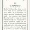 Leslie Goldberg, Leeds United.